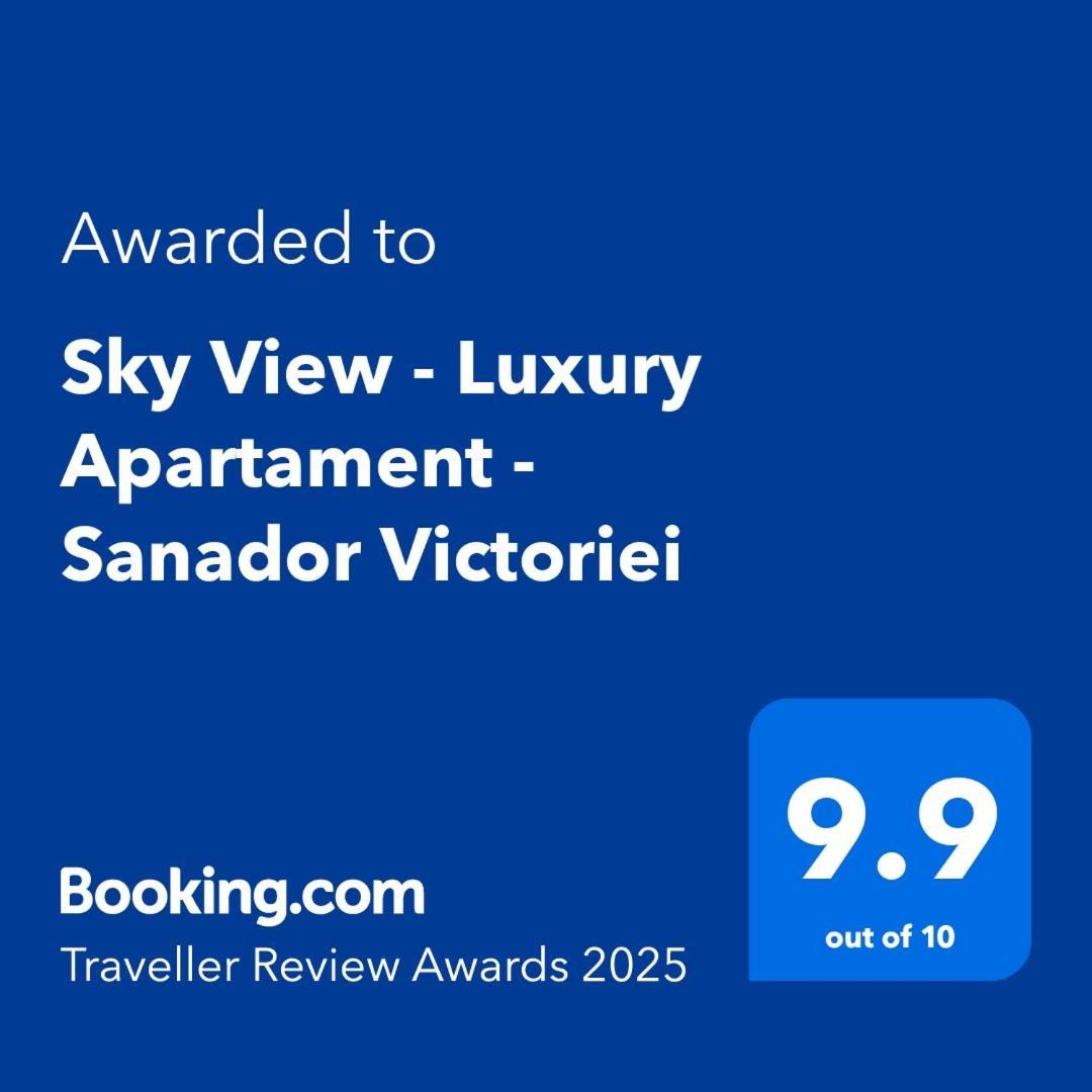 Sky View - Luxury Apartament - Sanador Victoriei 부쿠레슈티 외부 사진